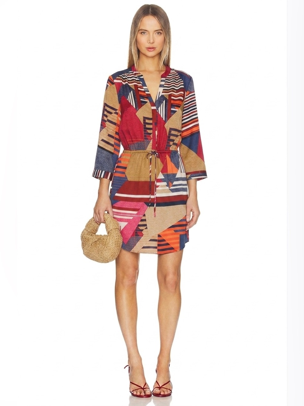 Diane von Furstenberg DVF Silk Tunic Dress Size 8